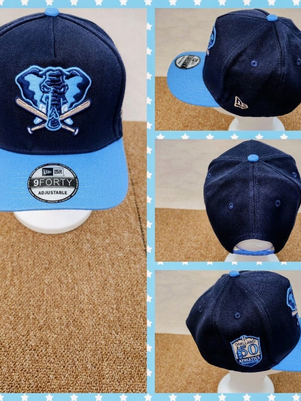 OAKLAND ATHLETICS MLB BASEBALL SNAPBACK HAT.